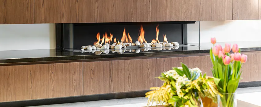 Double-height Fireplace Design Refurbishment in Coral Terrace, Florida